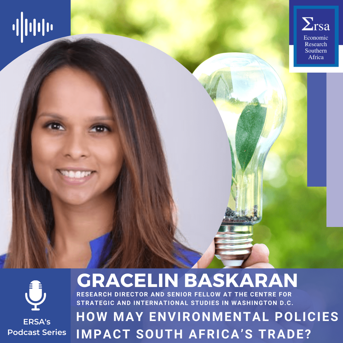 Gracelin Baskaran on how environmental policies may impact South African trade