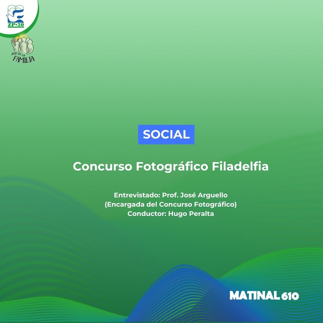 Concurso Fotográfico Filadelfia