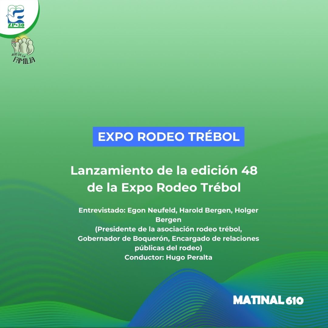 Lanzamiento de la edición 48 de la Expo Rodeo Trébol