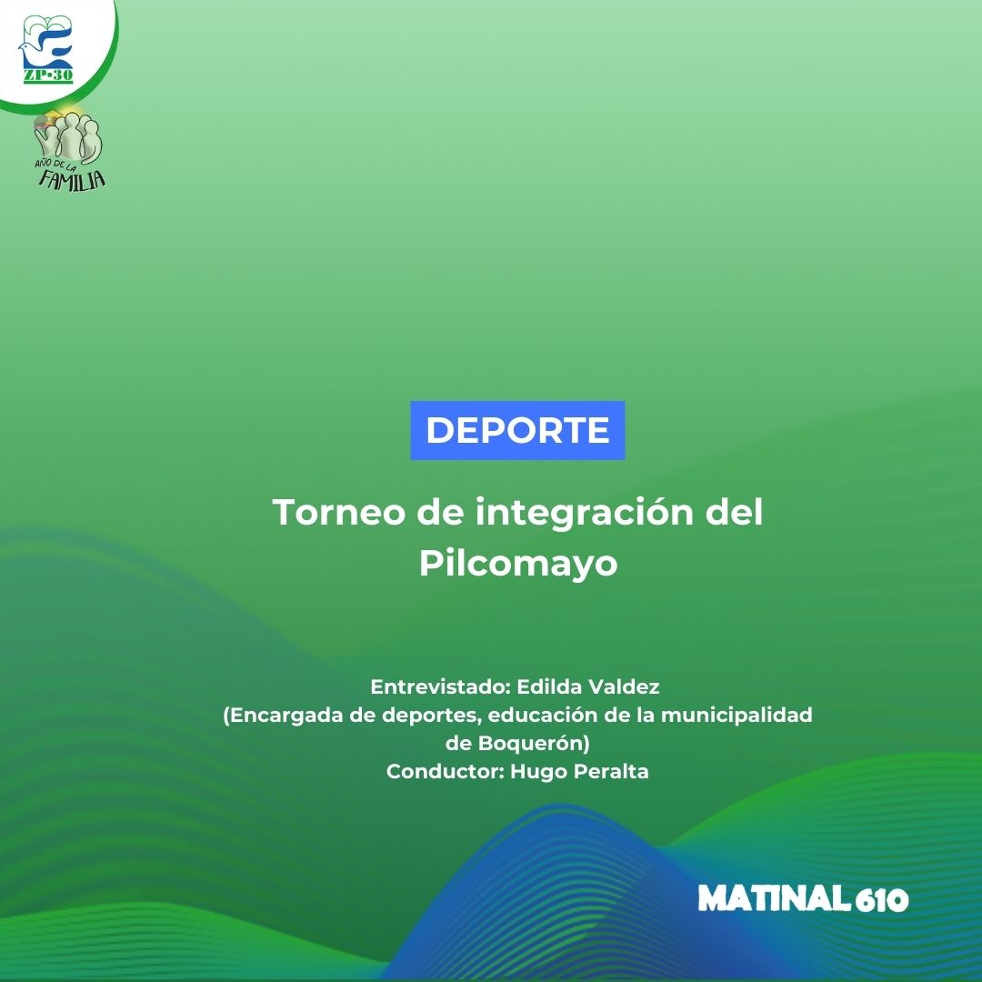 Torneo de integración del Pilcomayo