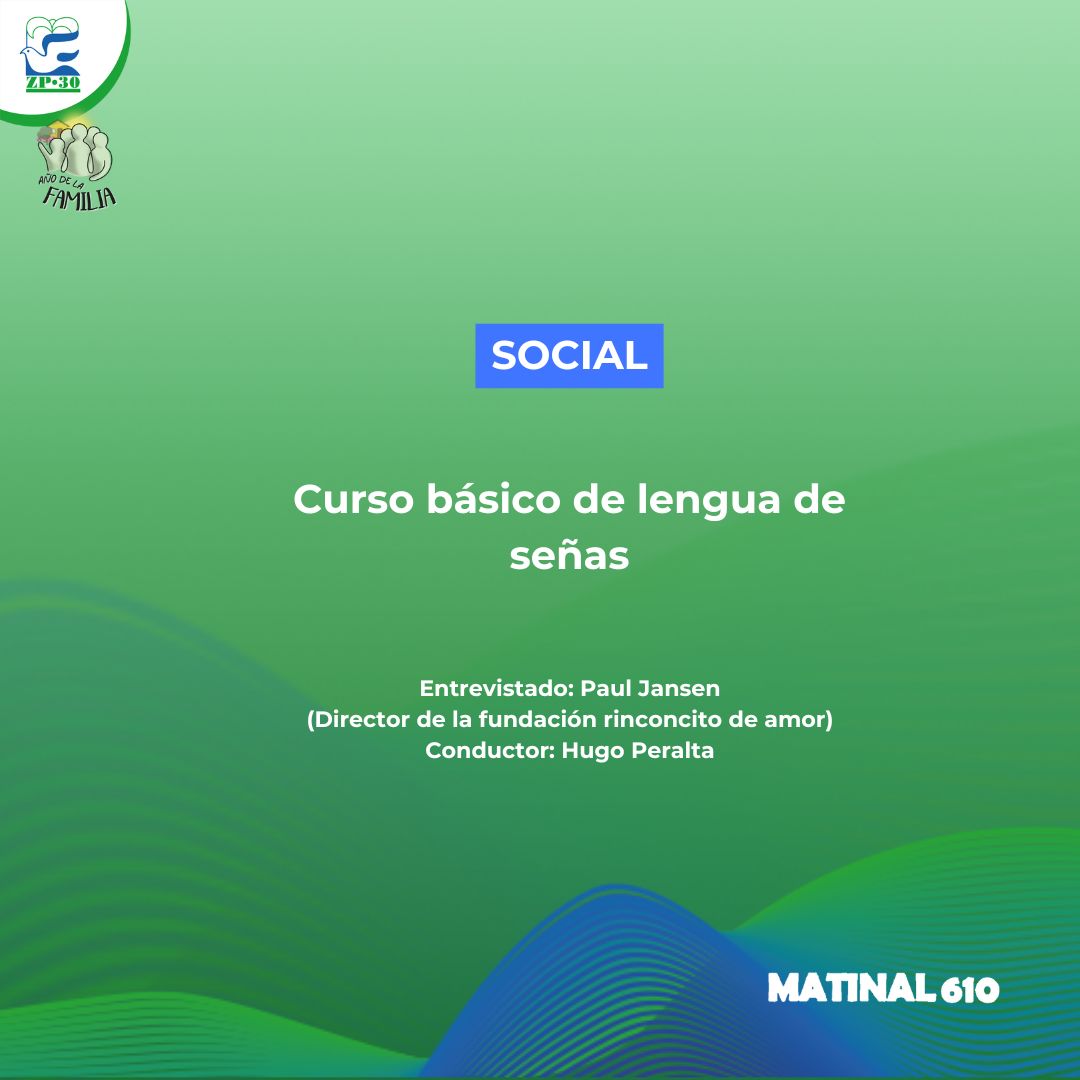 Curso básico de lengua de señas
