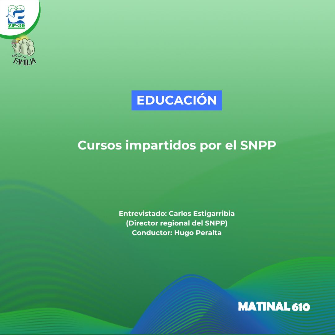 Cursos impartidos por el SNPP