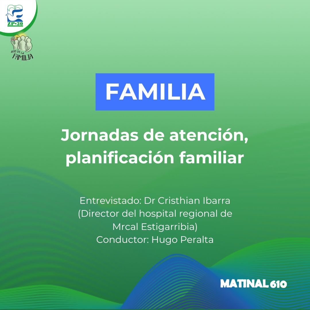 Jornadas de atención, planificación familiar