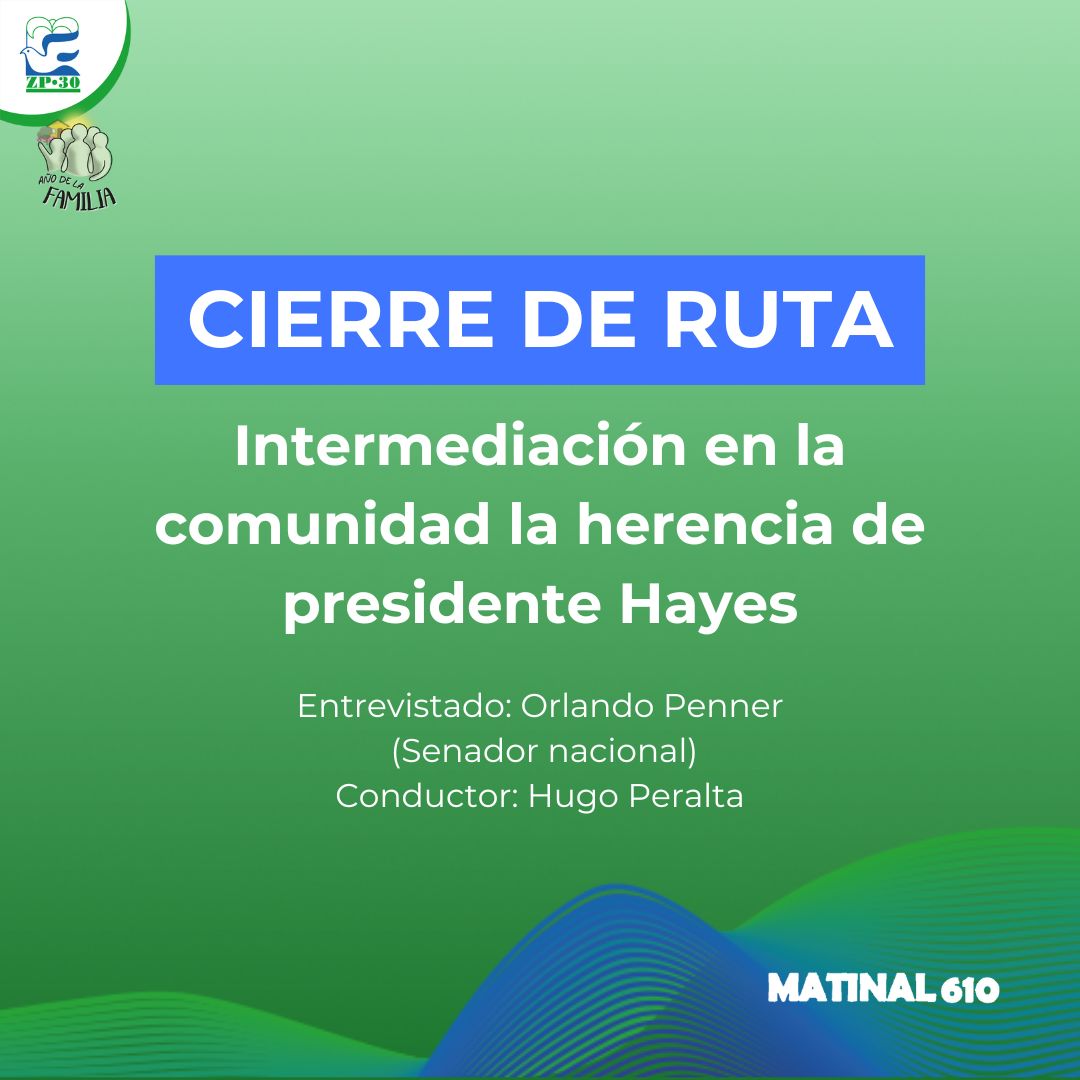 Intermediación en la comunidad la herencia de presidente Hayes