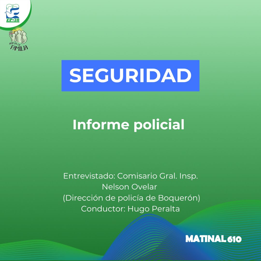 Informe policial