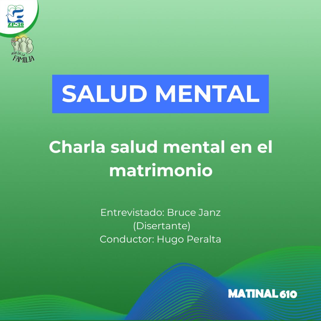 Charla salud mental en el matrimonio
