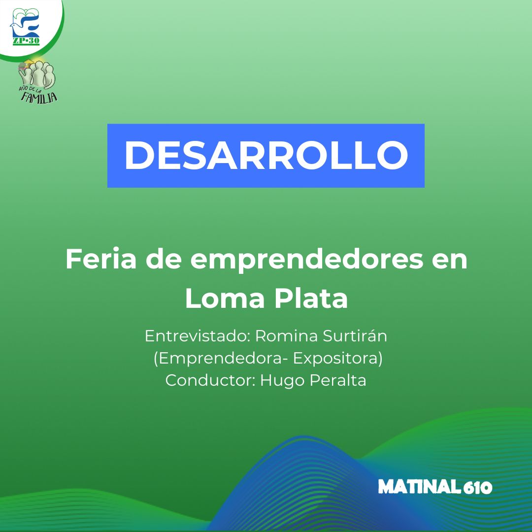 Feria de emprendedores en Loma Plata