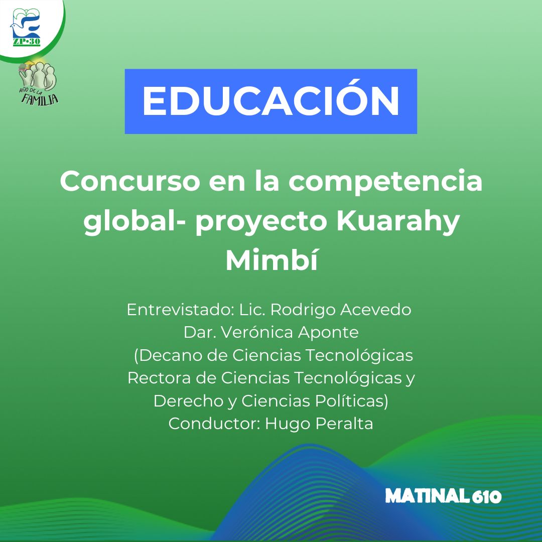 Concurso en la competencia global- proyecto Kuarahy Mimbí
