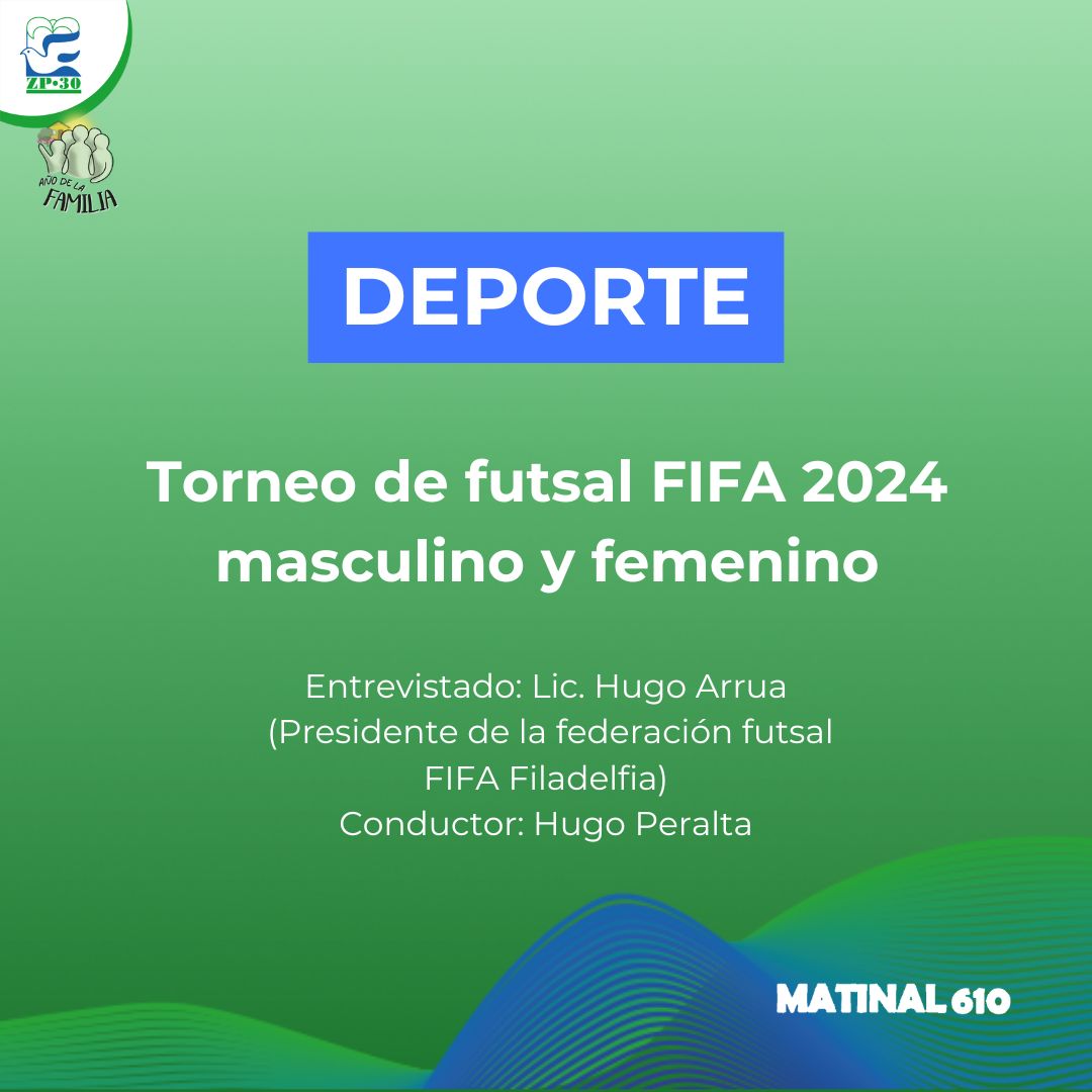 Torneo de futsal FIFA 2024 masculino y femenino