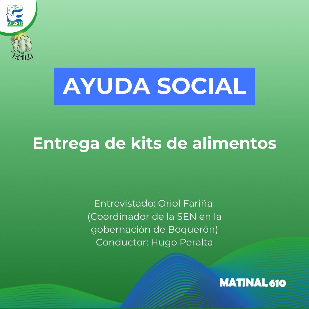 Entrega de kits de alimentos