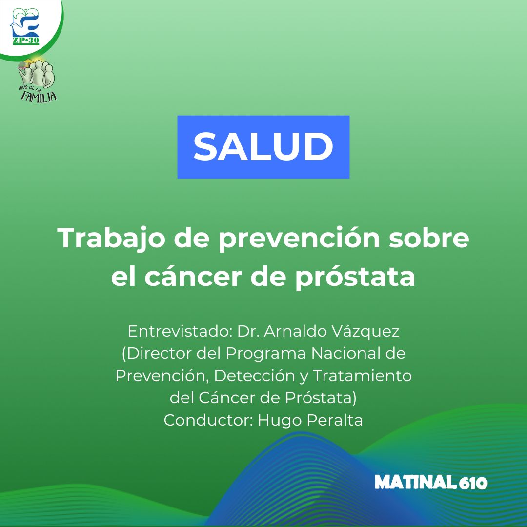 Trabajo de prevención sobre el cáncer de próstata