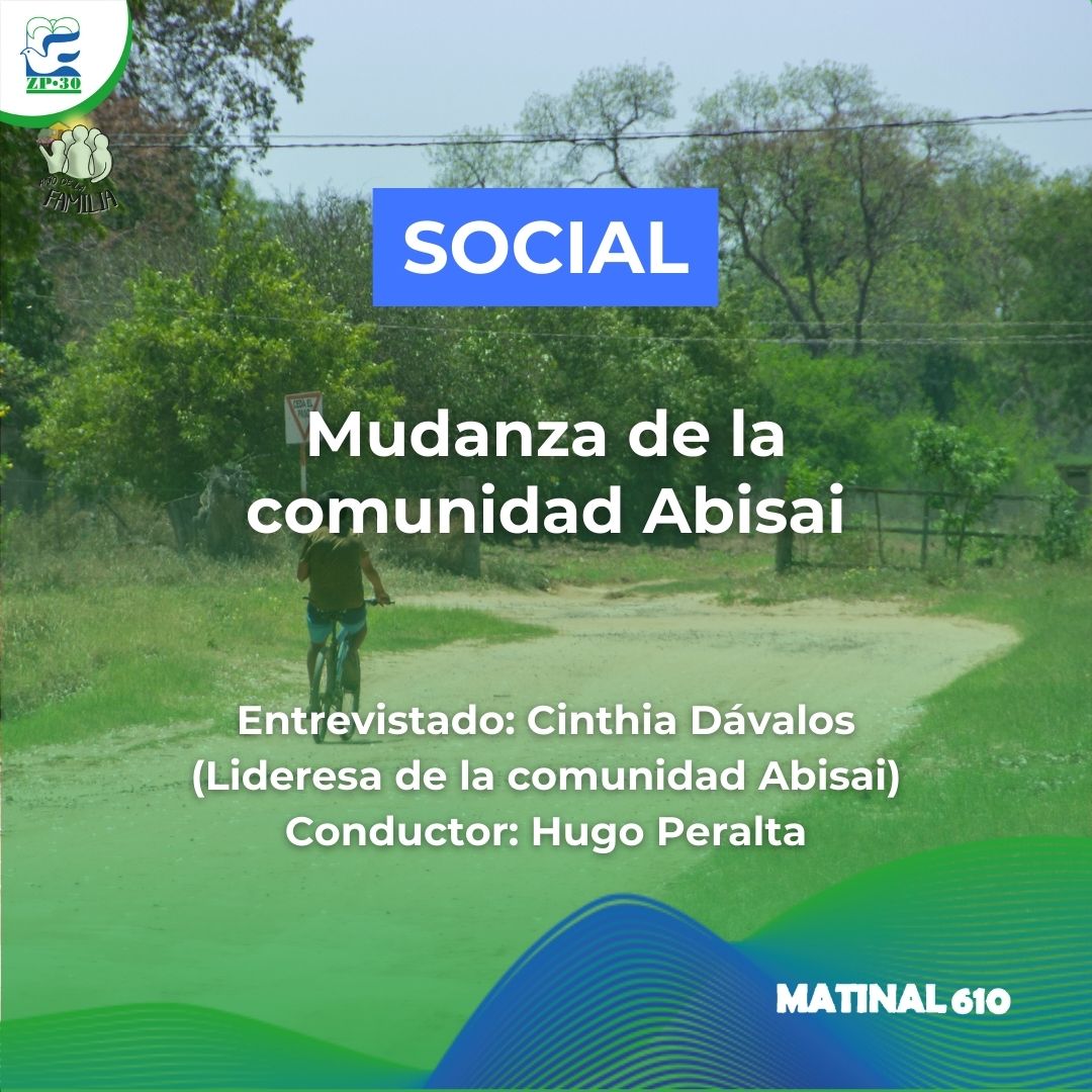 Mudanza de la comunidad Abisai