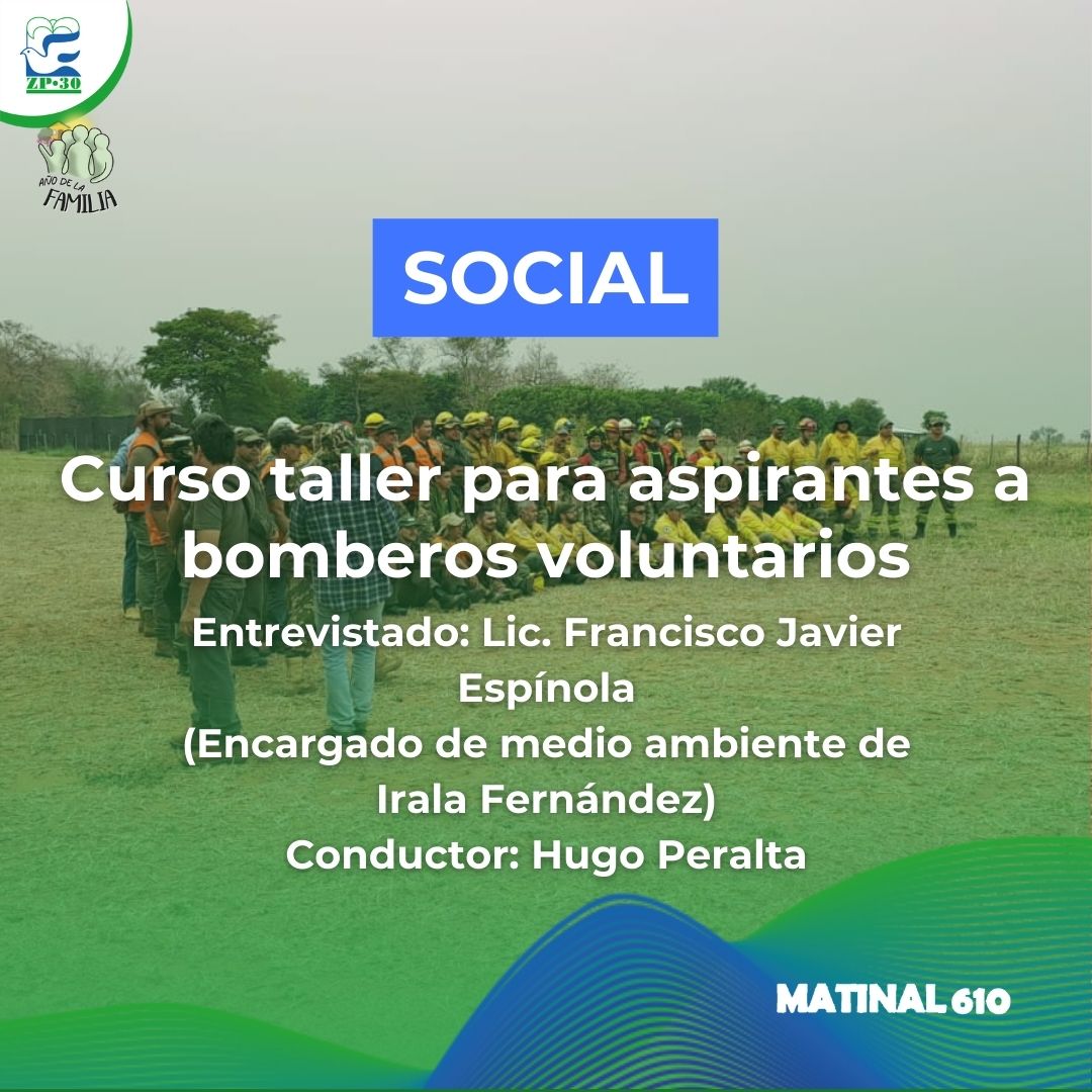 Curso taller para aspirantes a bomberos voluntarios