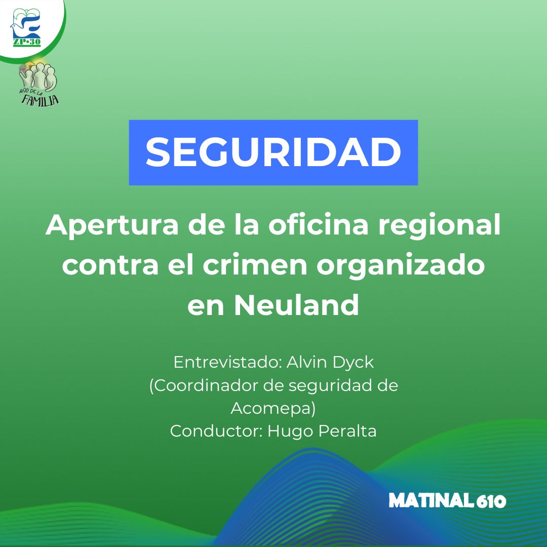 Apertura de la oficina regional contra el crimen organizado en Neuland