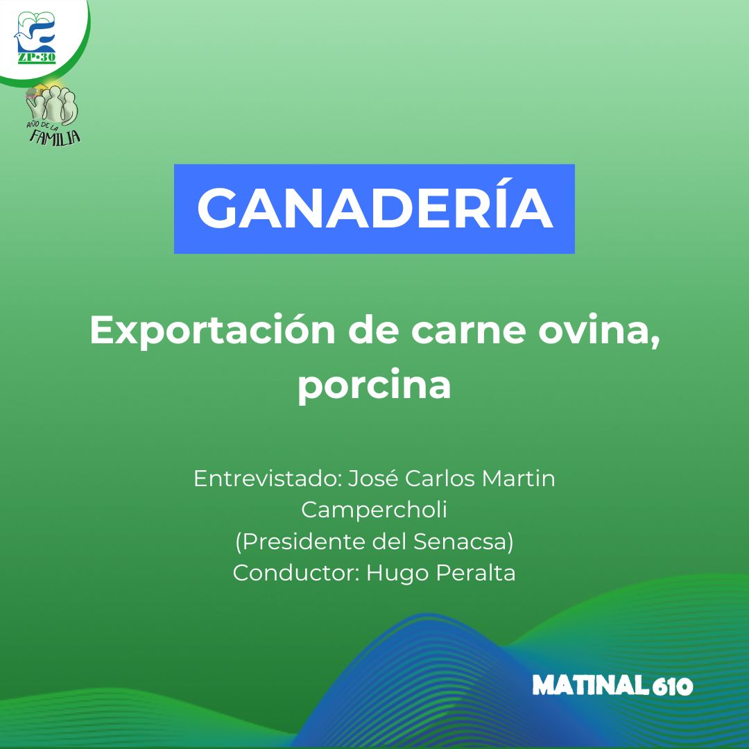 Exportación de carne ovina, porcina