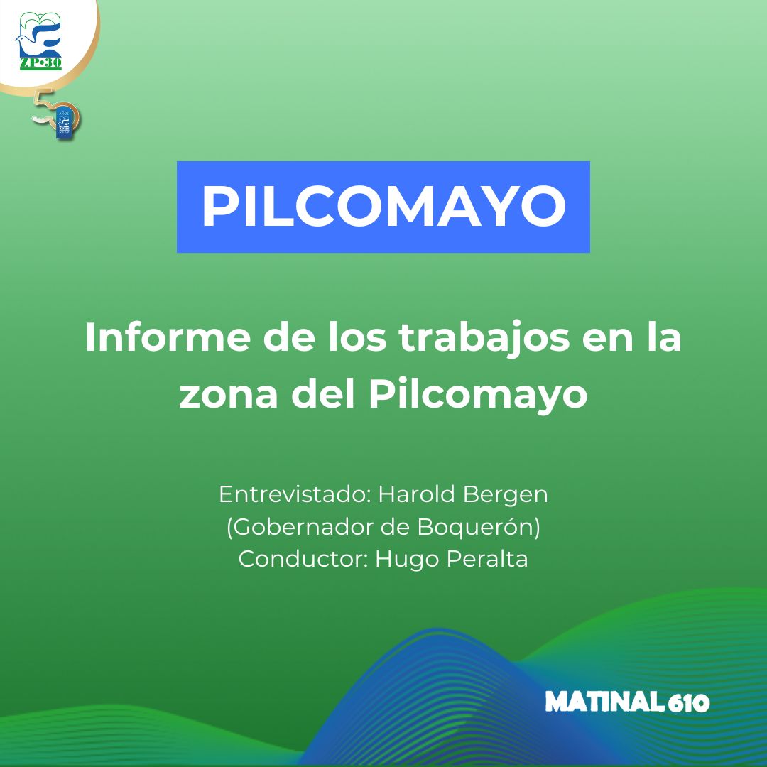 
                    Informe de los trabajos en la zona del Pilcomayo
                