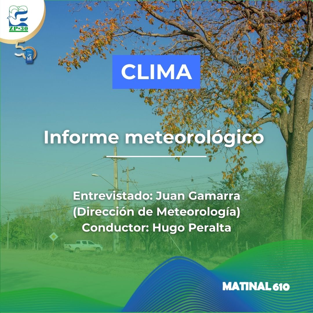 Informe meteorológico
