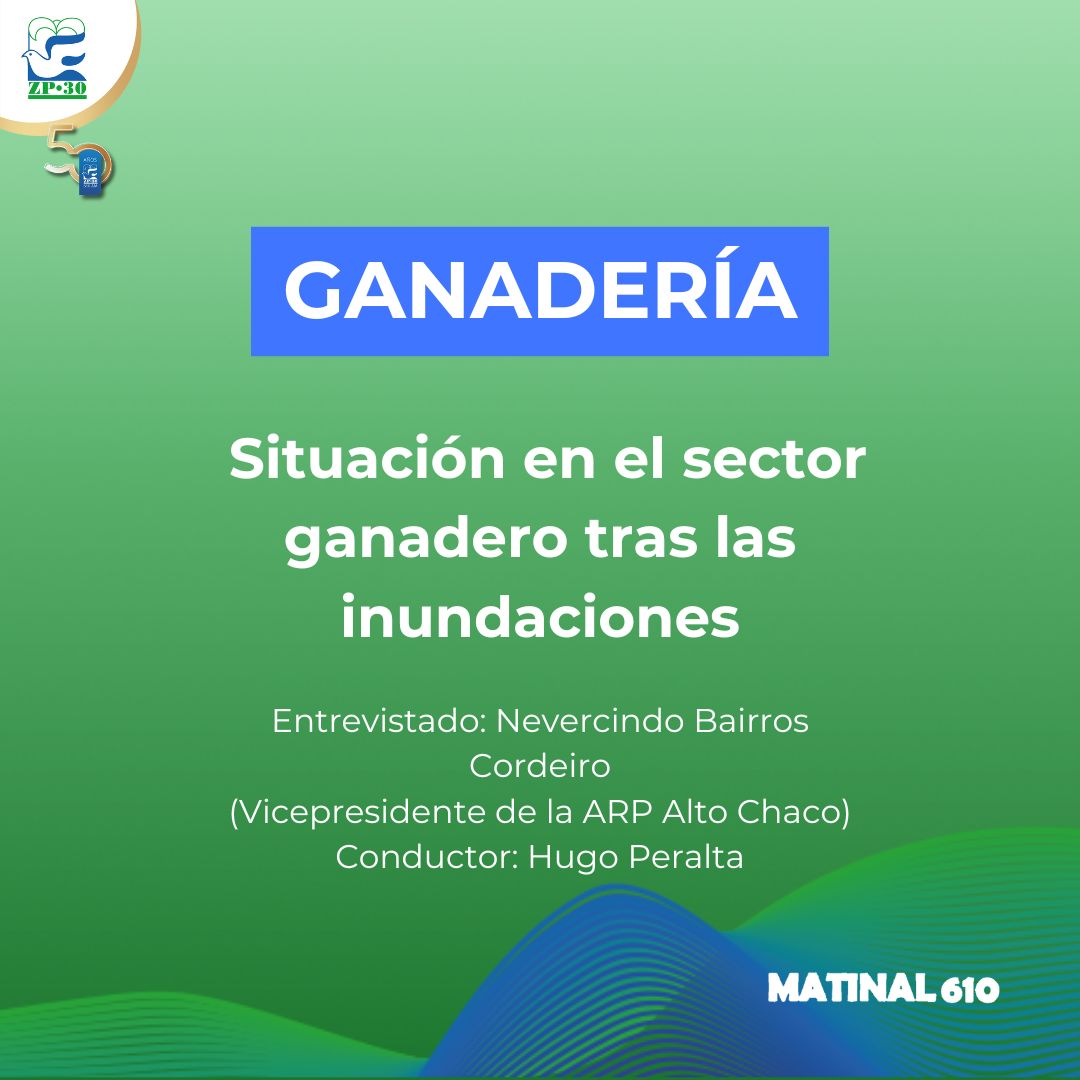 Situación en el sector ganadero tras las inundaciones