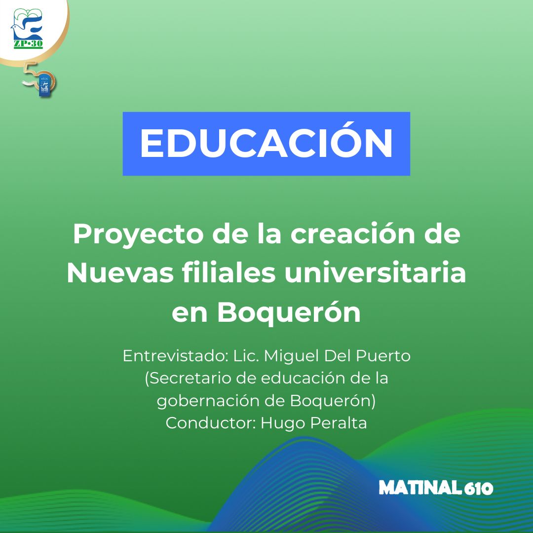 Proyecto de la creación de Nuevas filiales universitaria en Boquerón