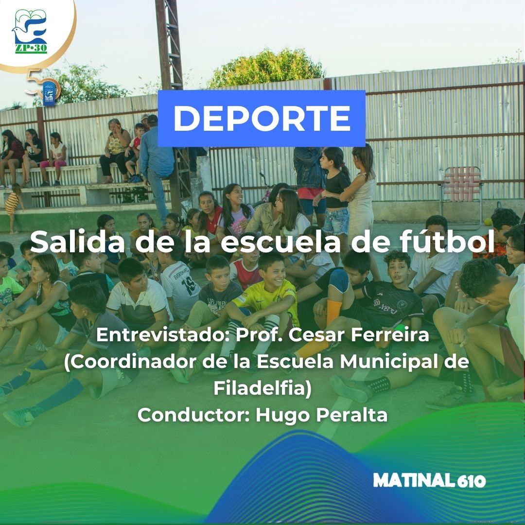 
                    Salida de la escuela de fútbol
                