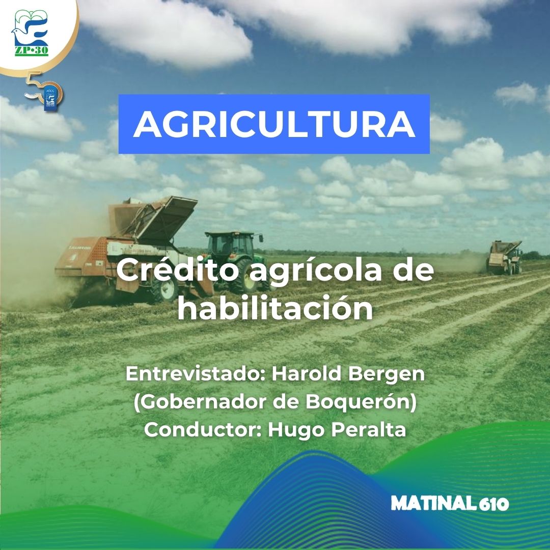 
                    Crédito agrícola de habilitación
                