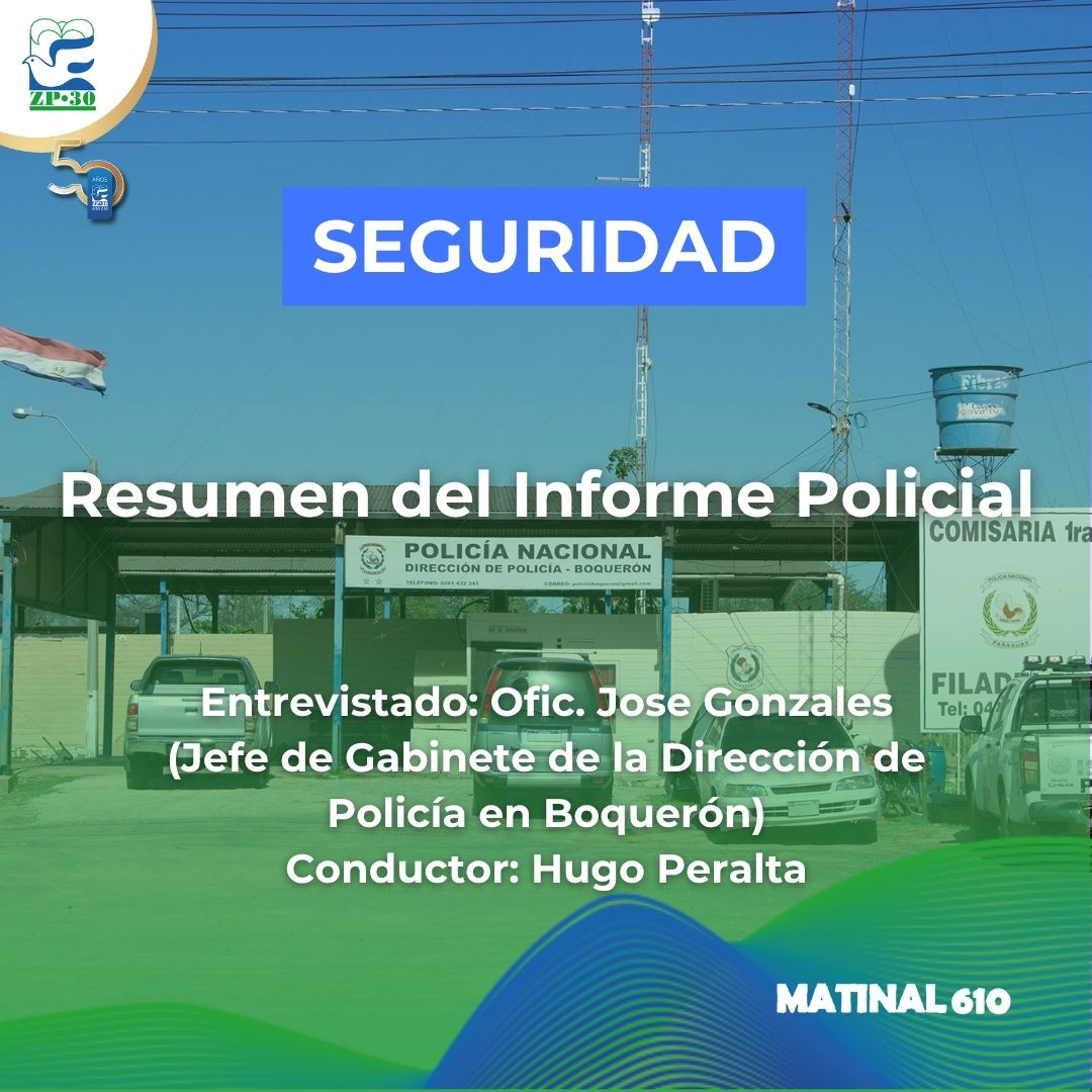 Resumen del Informe Policial