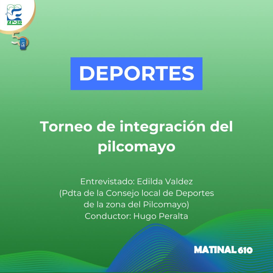Torneo de integración del pilcomayo