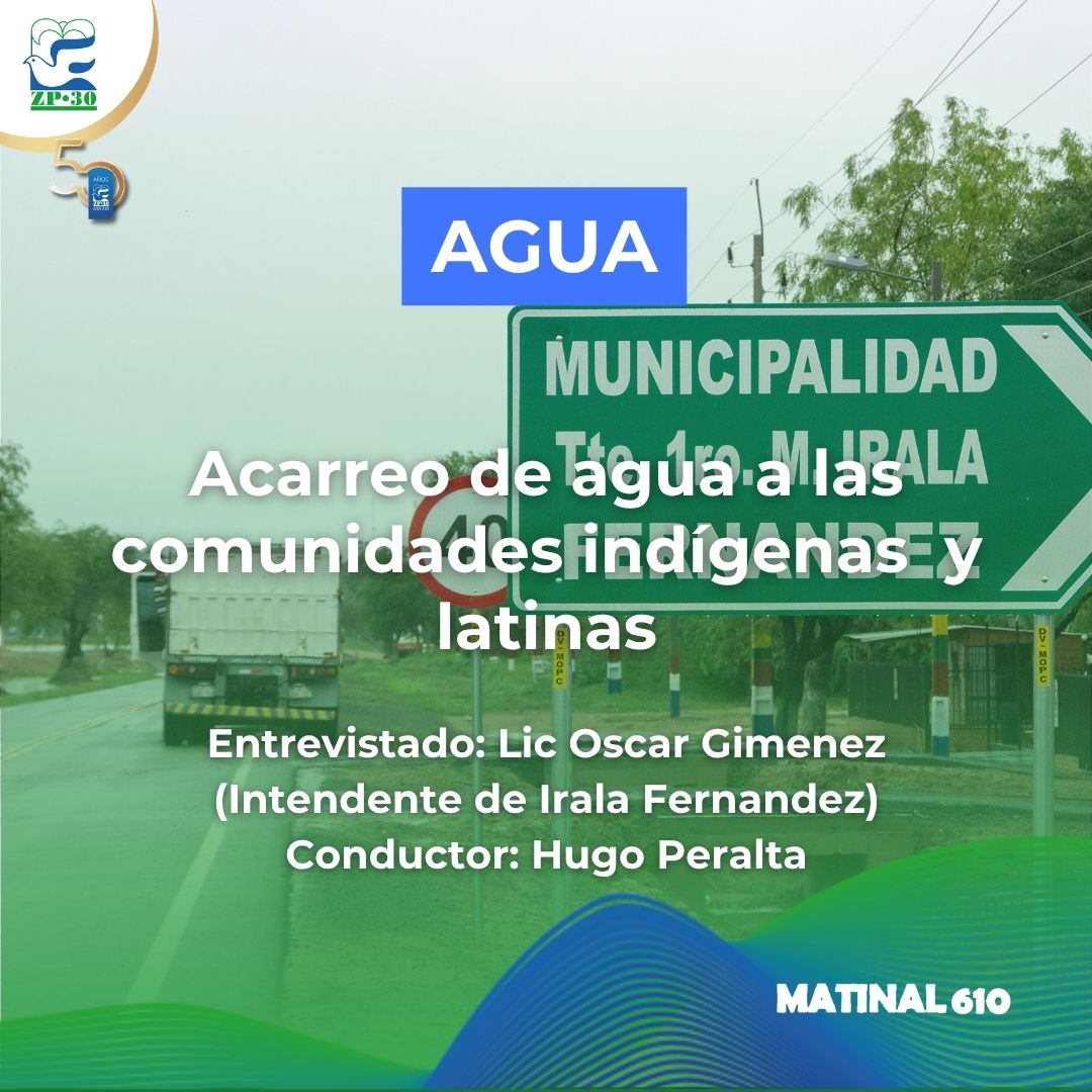 Acarreo de agua a las comunidades indígenas y latinas