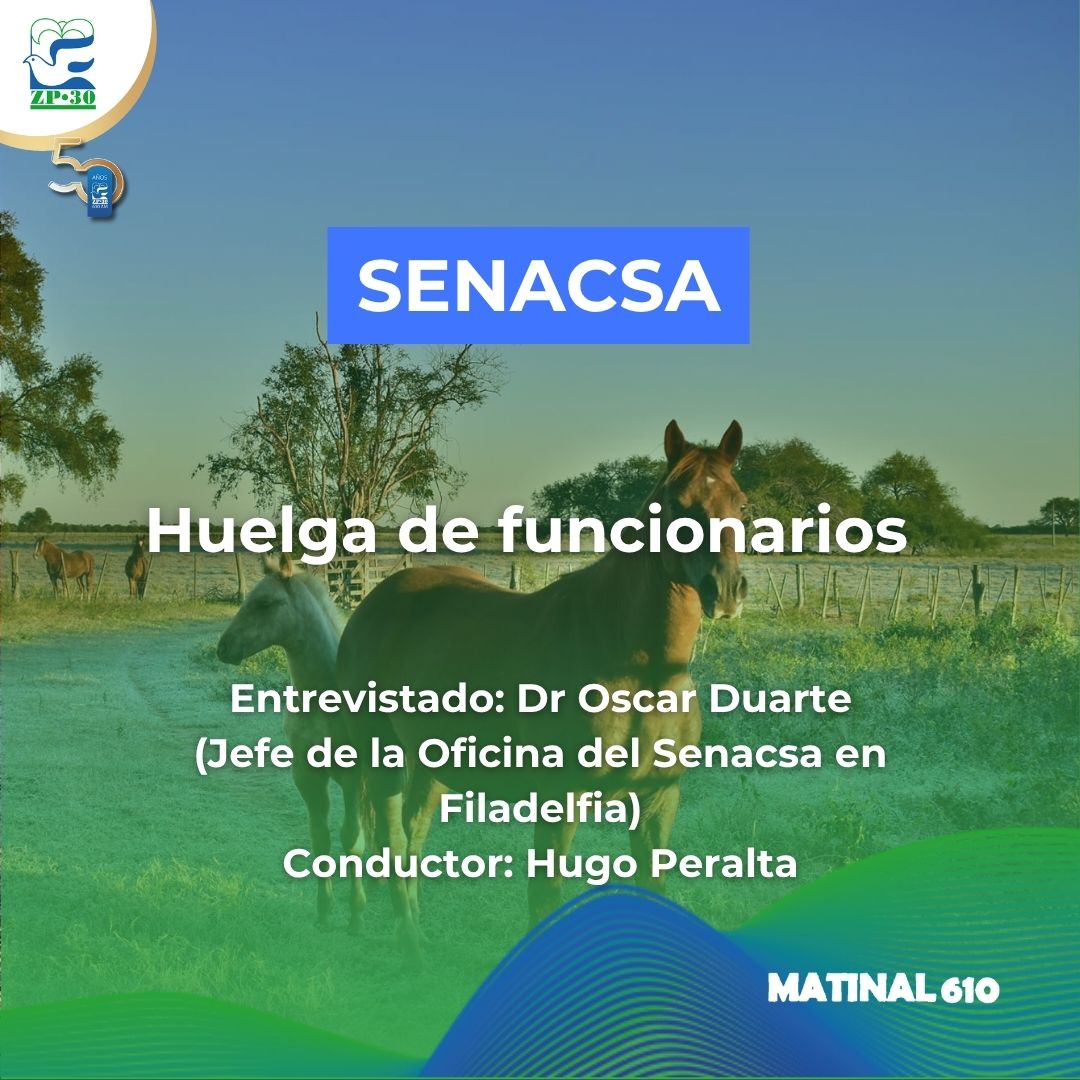 
                    Huelga de funcionarios en SENACSA
                