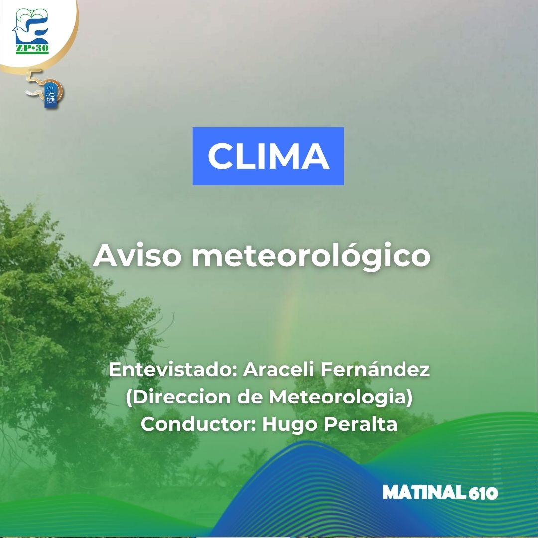 Aviso meteorológico