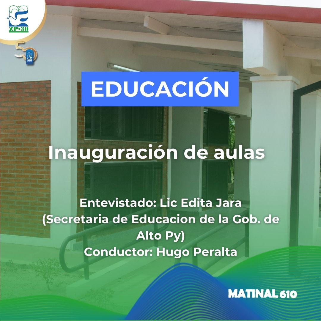 Inauguración de aulas