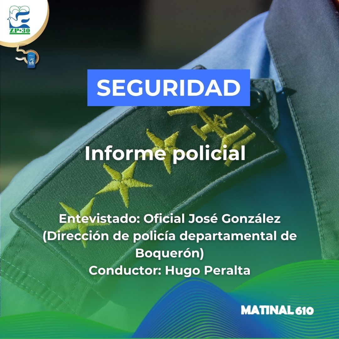 
                    Informe policial
                