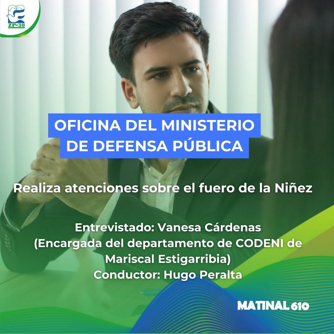 Realizan atenciones sobre el fuero de la niñez en Mariscal Estigarribia 04/03/2026