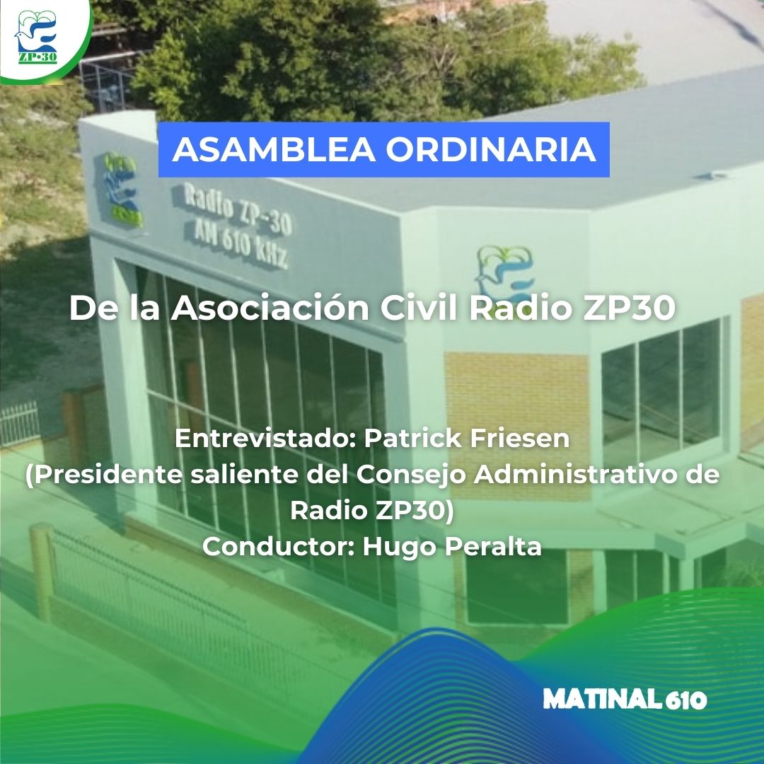 Asamblea Ordinaria de la Asociación Civil Radio ZP30 06/03/2026