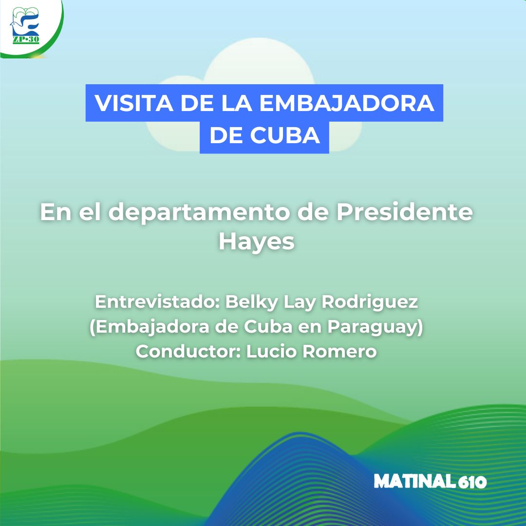 Visita de cortesía de la Embajadora de Cubas en el distrito de Irala Fernandez 06/03/2026