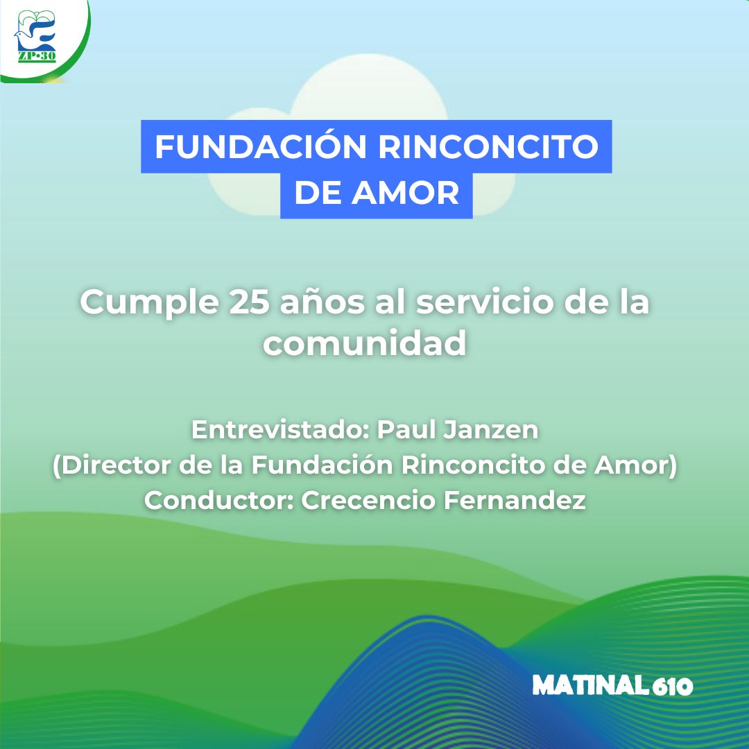
                    Fundación Rinconcito de Amor cumple 25 años 06/03/2026
                