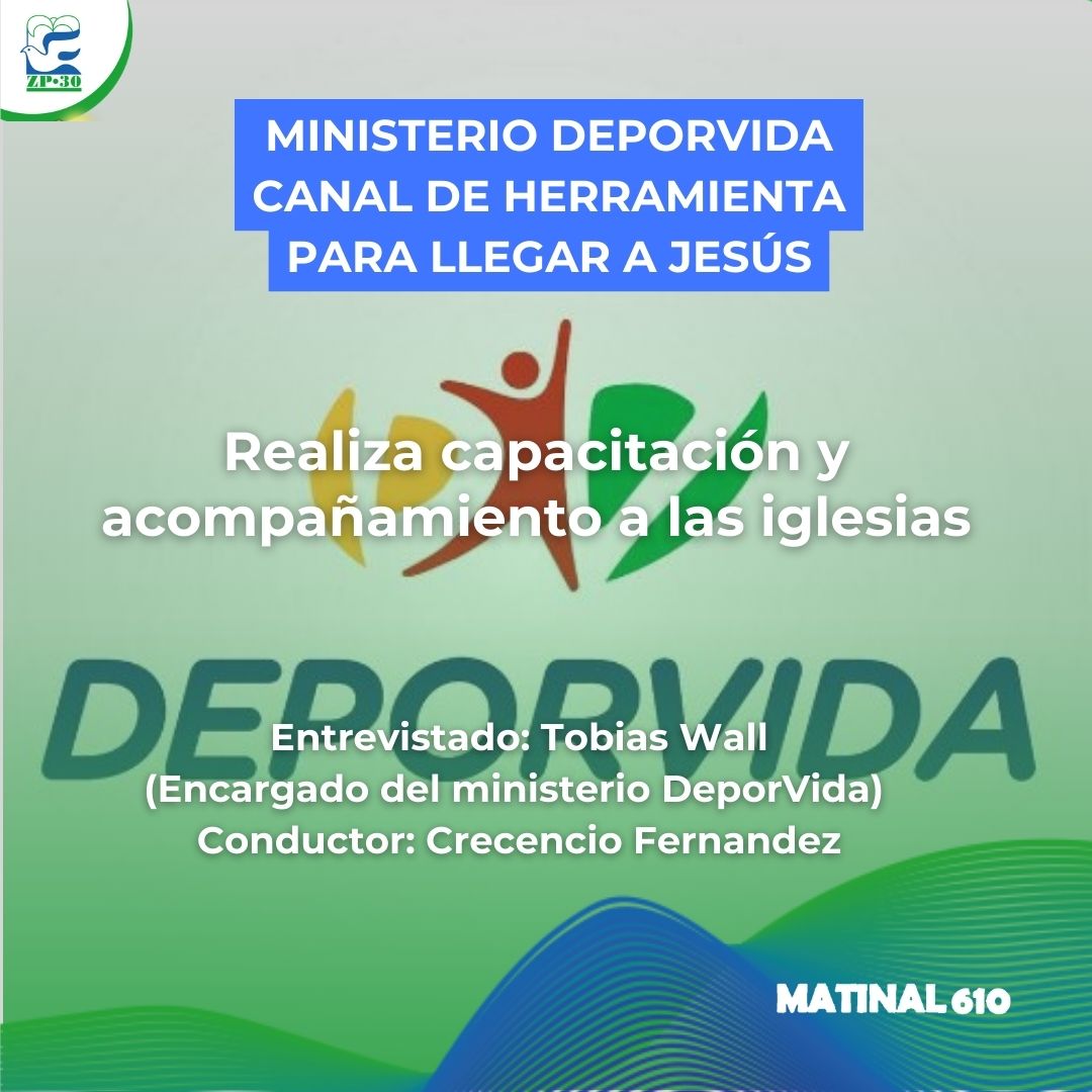 El deporte como canal de herramienta para que las personas conozcan a Jesús. 12/03/2026