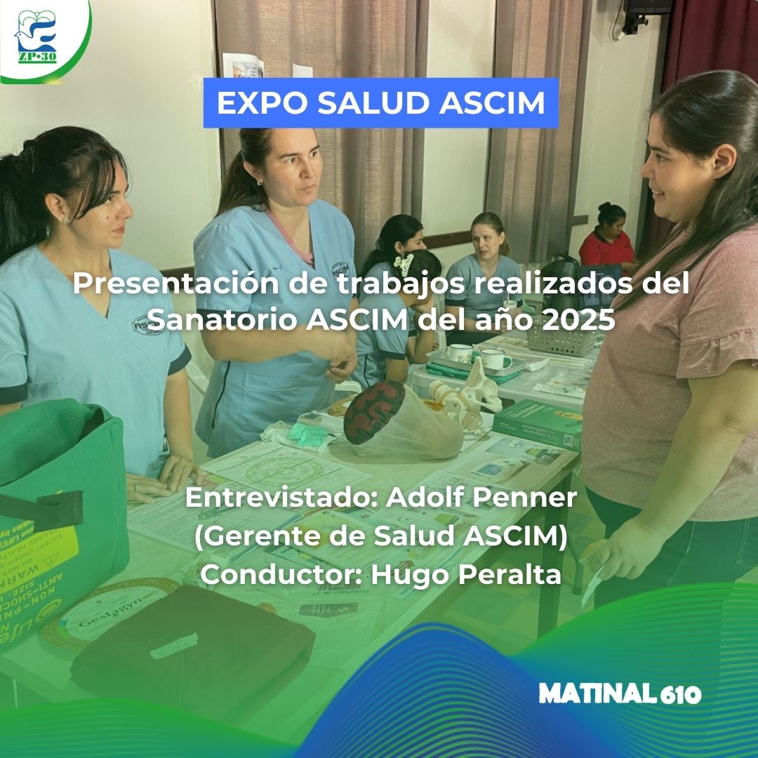 
                    Expo Salud ASCIM presenta trabajos realizados del Sanatorio del año 2025. 19/03/2026
                