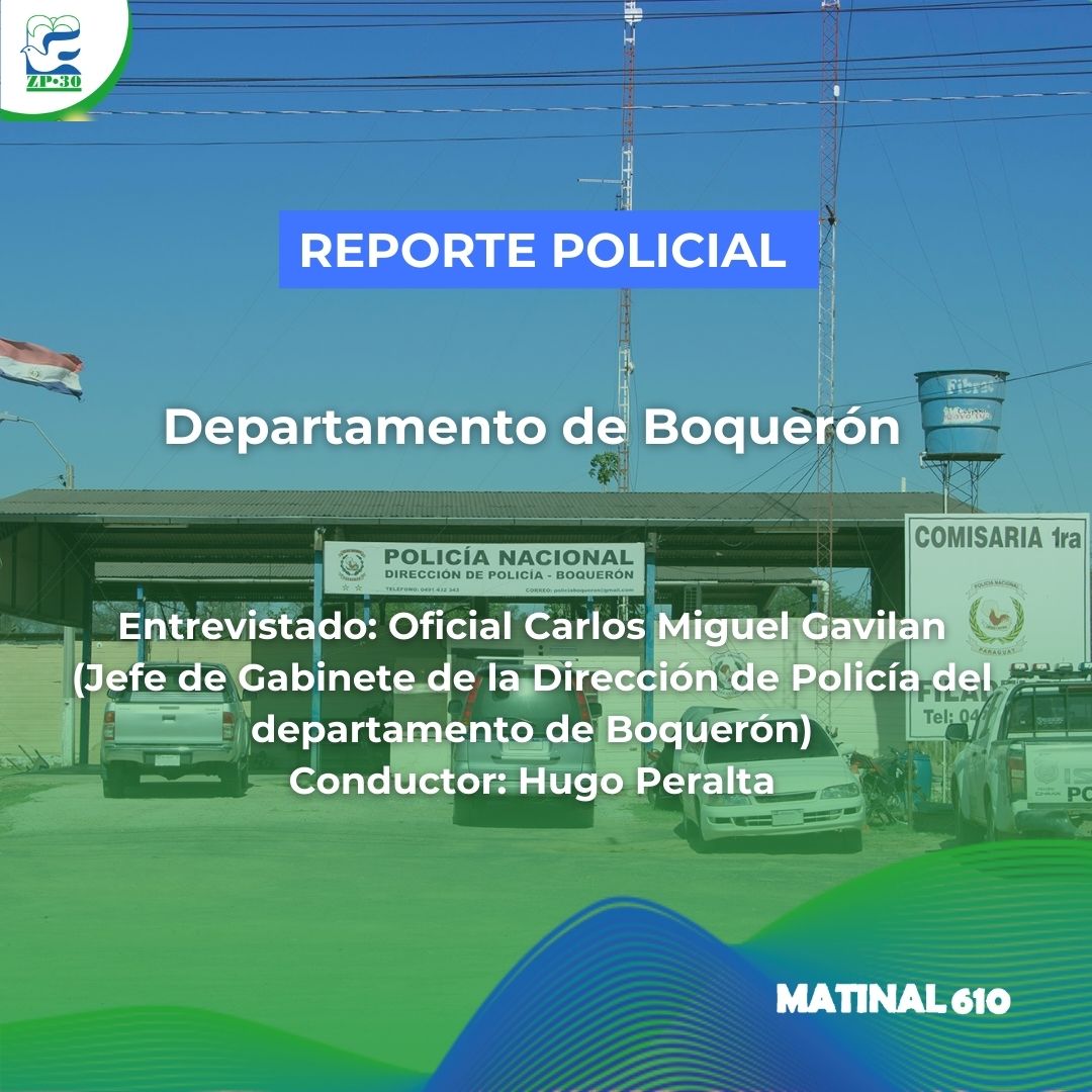 Reporte Policial. 23/03/2026