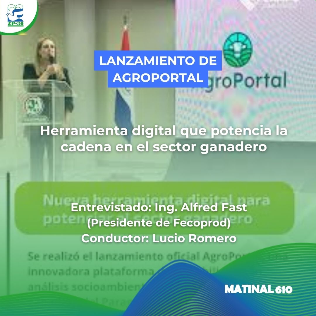 
                    Lanzamiento de “Agroportal” una herramienta digital que potencia la cadena en el sector ganadero. 27/03/2026
                