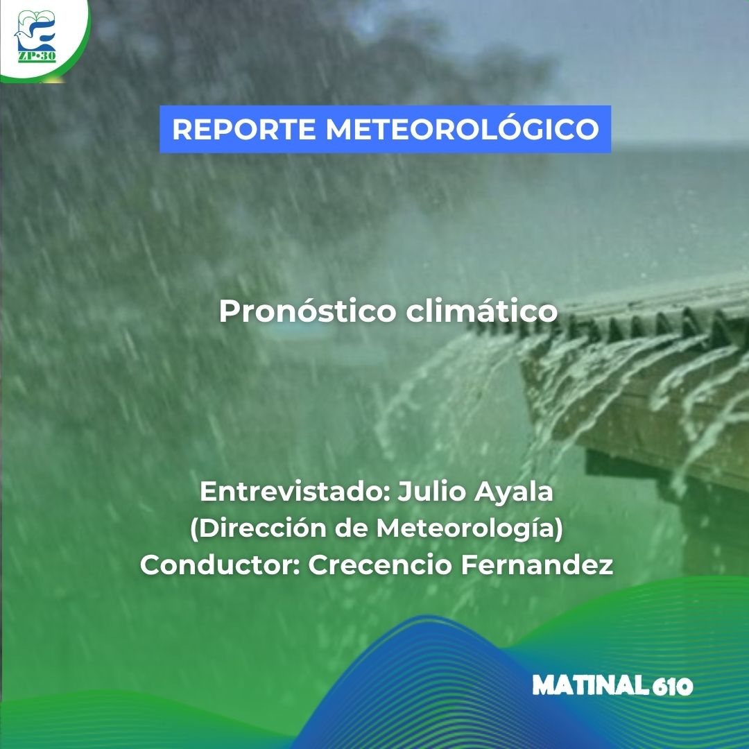 
                    Reporte Meteorológico. 10/03/2026
                