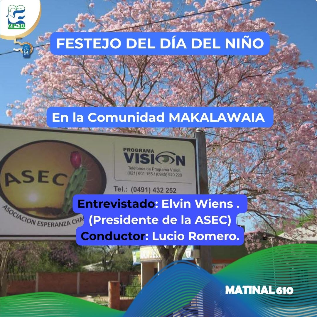 
                    Evento día del Niño en la Comunidad Makxawáya. 06/08/2026.
                