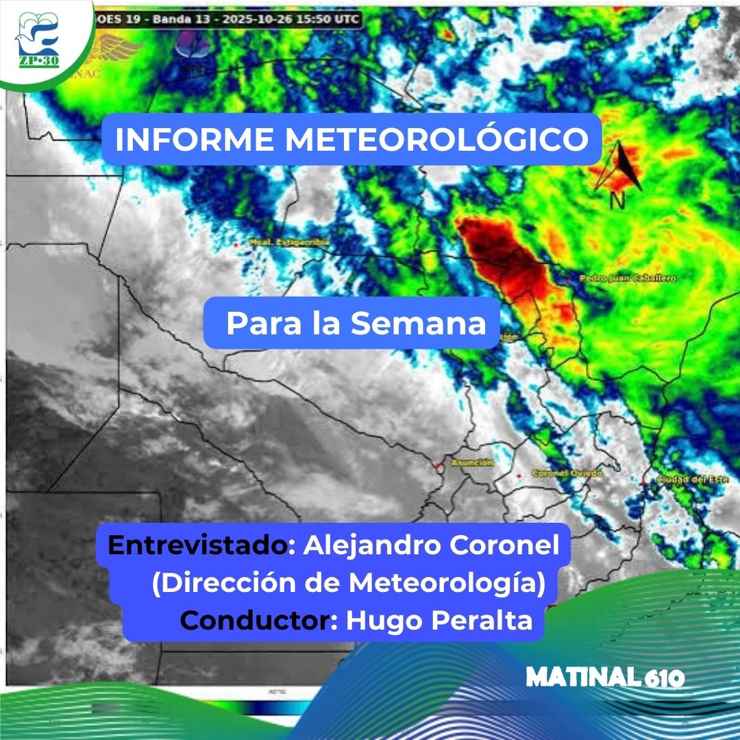 Informe Meteorológico para la Semana. 05/10/2026.
