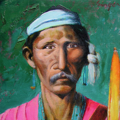 Ed Singer's oil paintings: reflecting Diné life with beauty and honesty