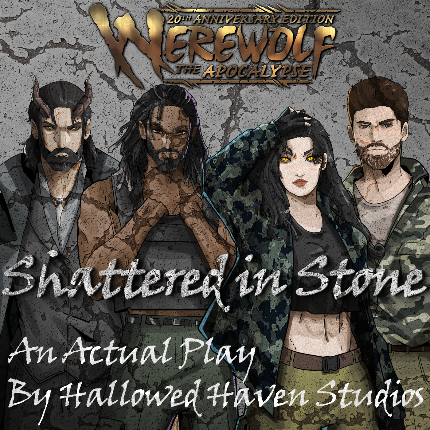 Shattered in Stone: A Werewolf the Apocalypse RPG Actual Play