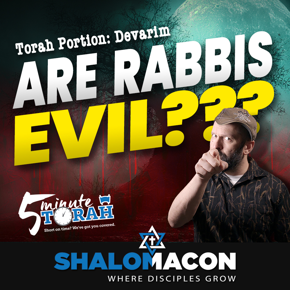 5 Minute Torah - Devarim - Moses & The Rabbis