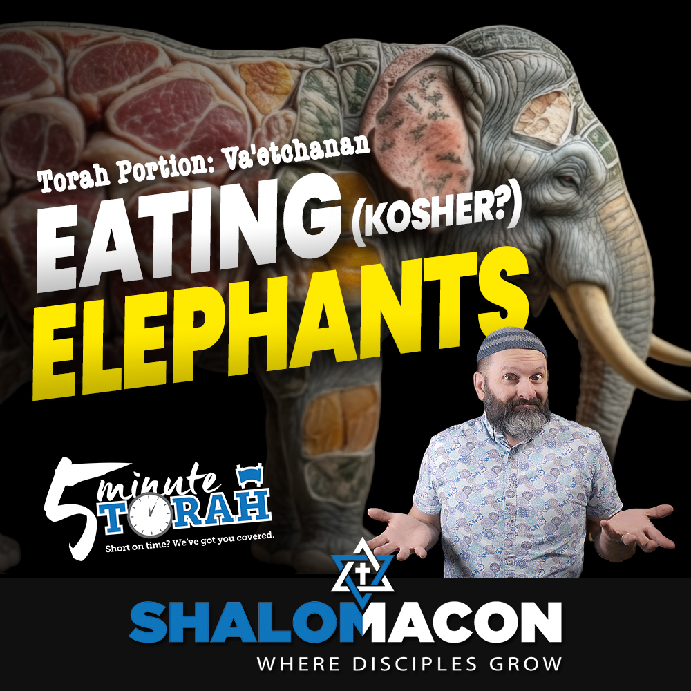 5 Minute Torah - Va'etchanan - Eating (Kosher?) Elephants