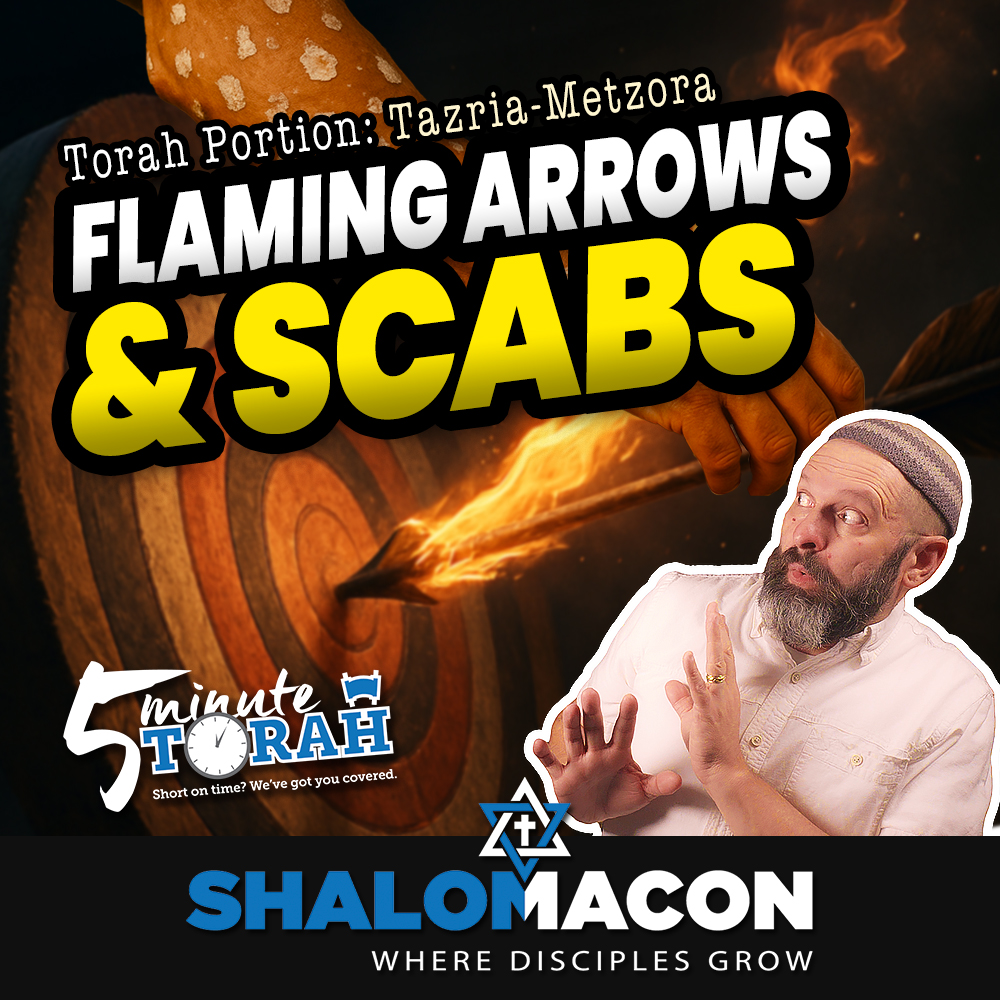 5 Minute Torah - Tazria-Metzora - Flaming Arrows & Scabs