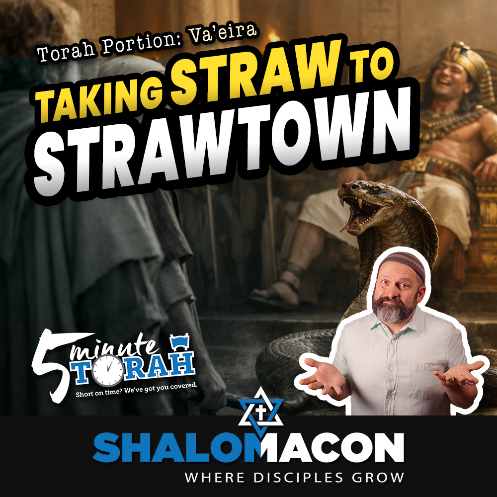 5 Minute Torah - Va'eira - Taking Straw to Straw Town
