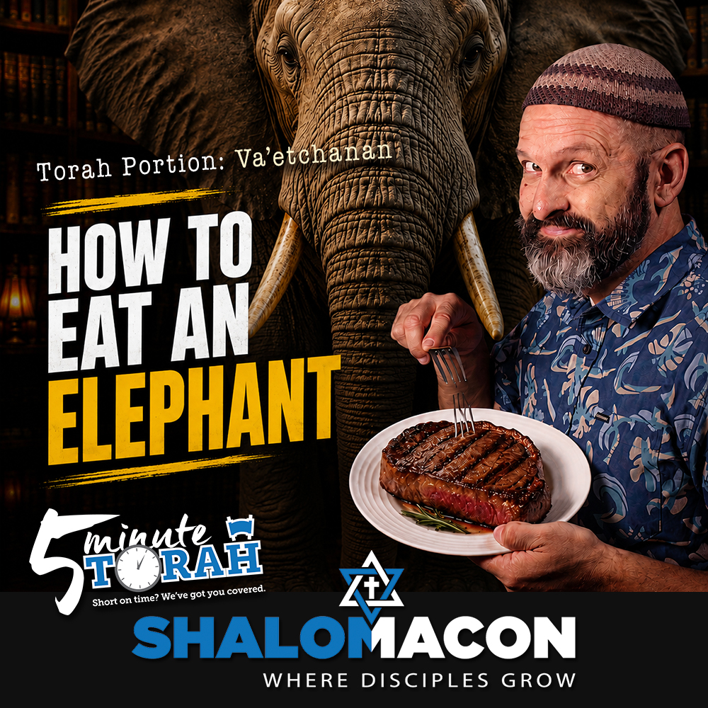 5 Minute Torah - Va'etchanan - How to Eat An Elephant